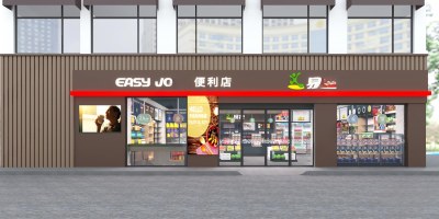 现代超市3D模型下载